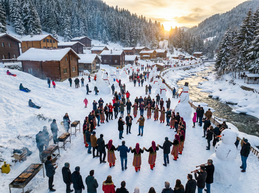 Rize, Ayder  – Kardan Adam Festivali